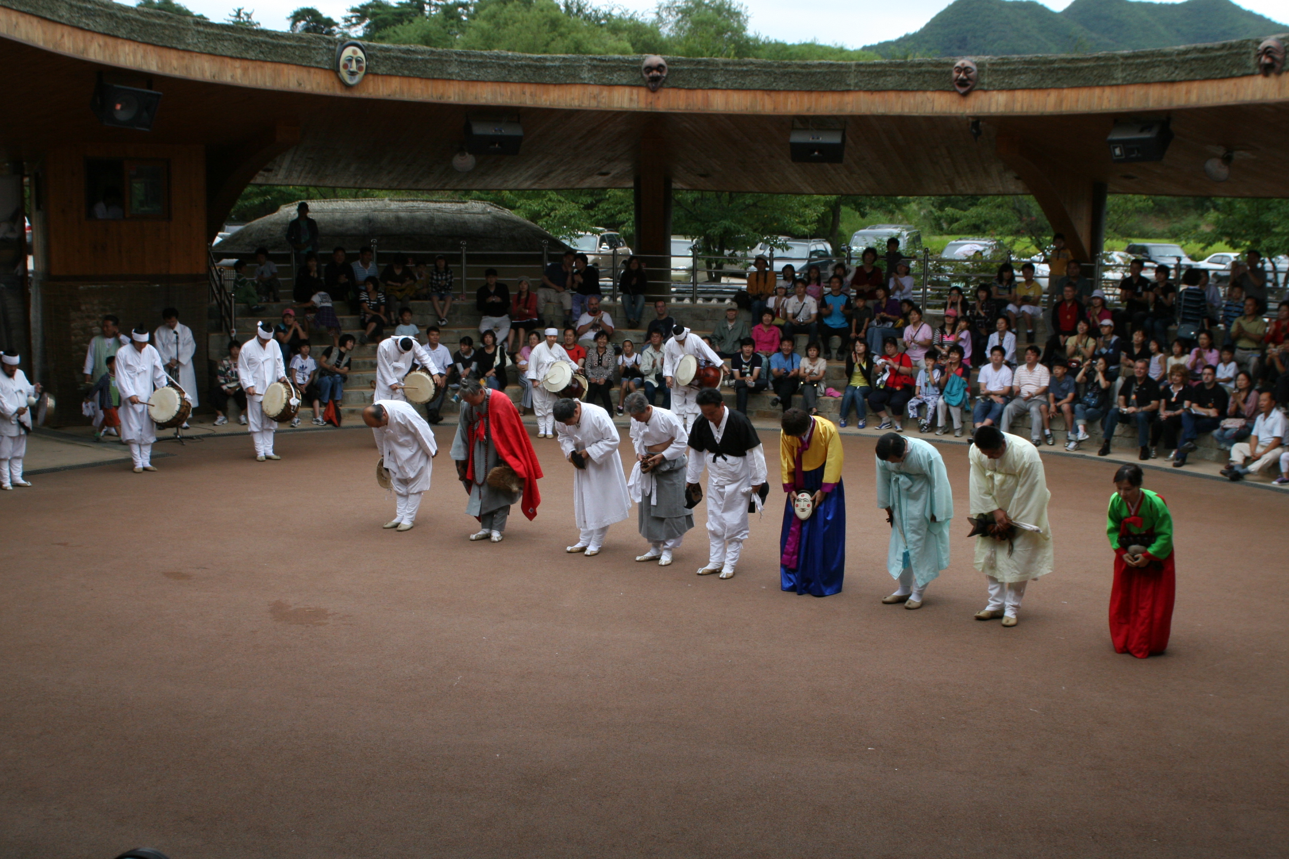 하회별신굿탈놀이상설공연 종료 안내.
